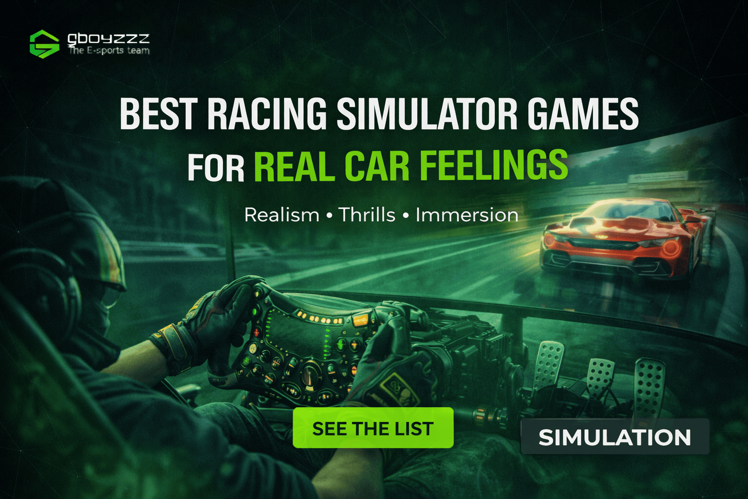 Best Racing Simulator Games for Real-Car Feel