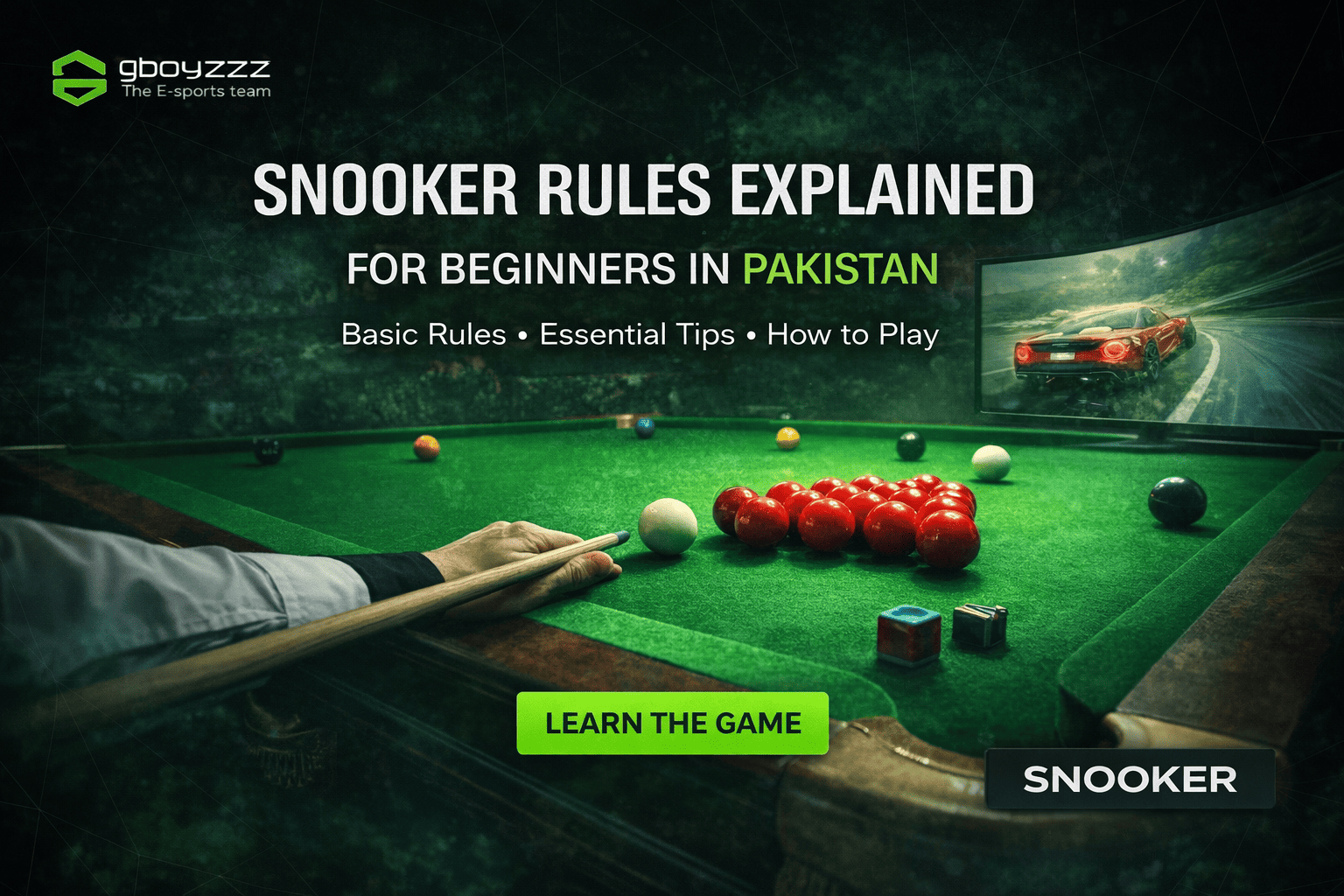 Snooker Rules Explained for Beginners in Pakistan